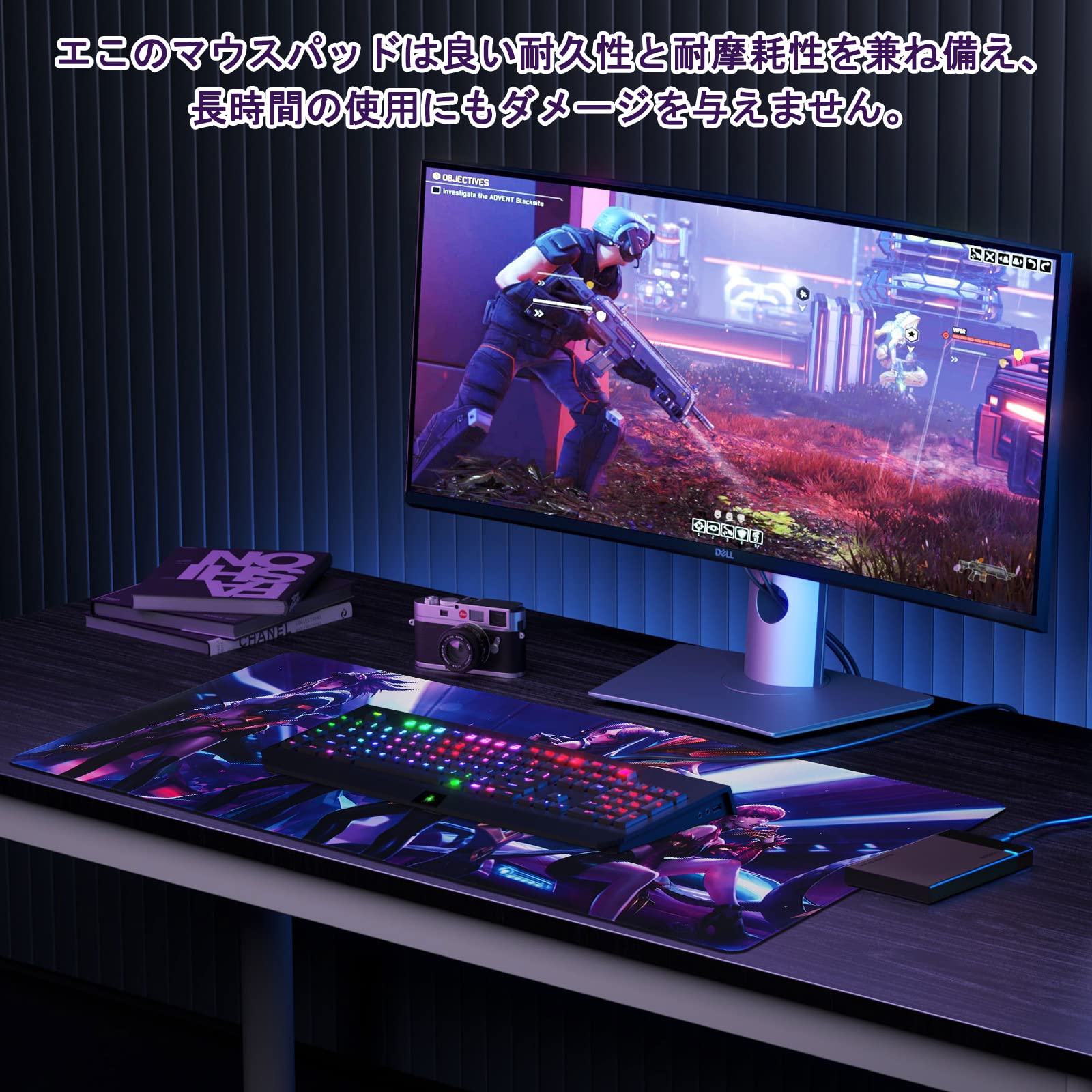 Amazon.co.jp：Newseego ゲーミングマウスパッド league of