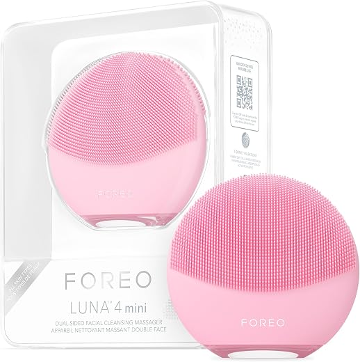 FOREO LUNA 4 mini Facial Cleansing Brush & Face Massager - Premium Face Brush - Enhances Absorption of Skin Care Products...