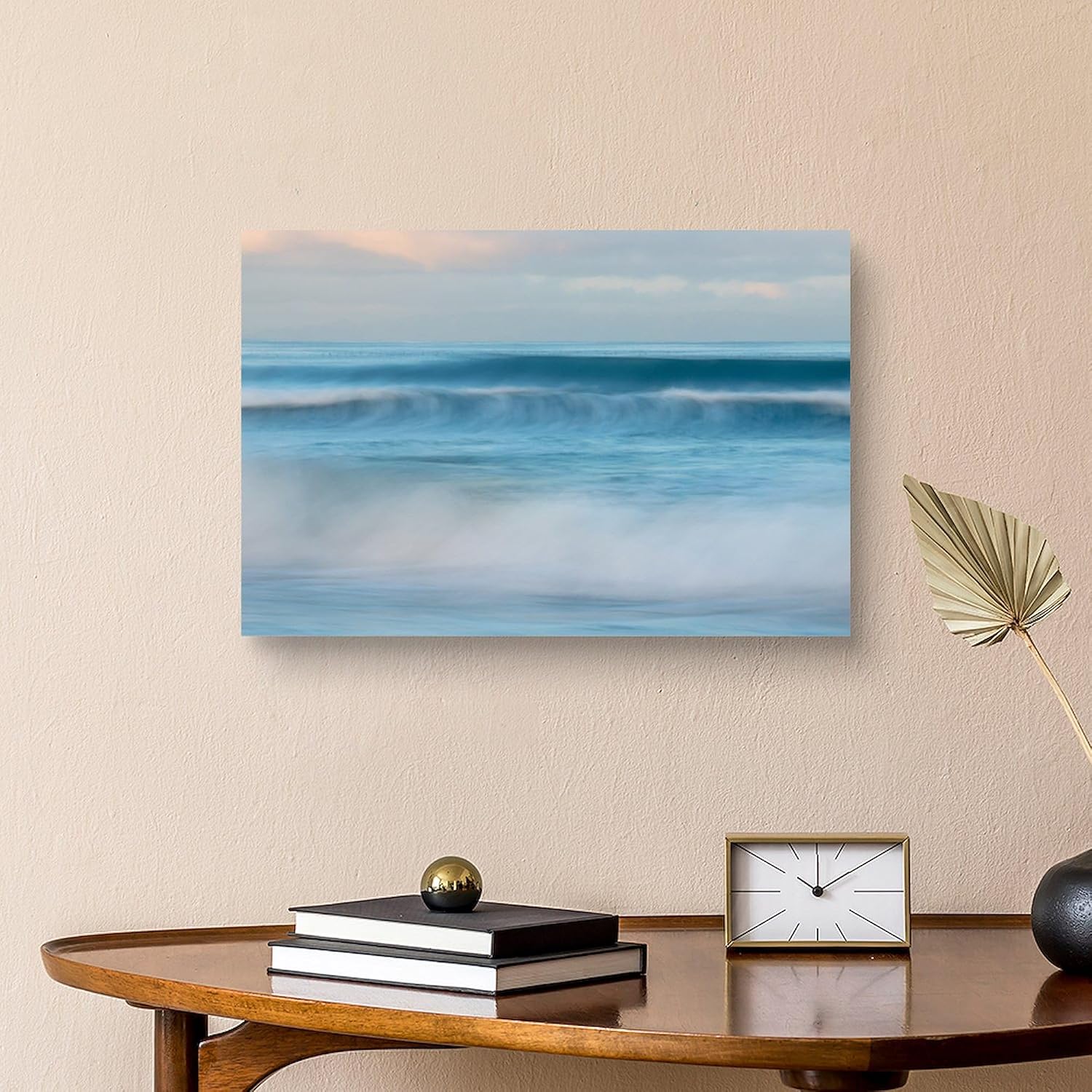 CafePress Canvas Wall Art Beach Slowly Breaking Ready to Hang for Living Room, Bedroom or Office