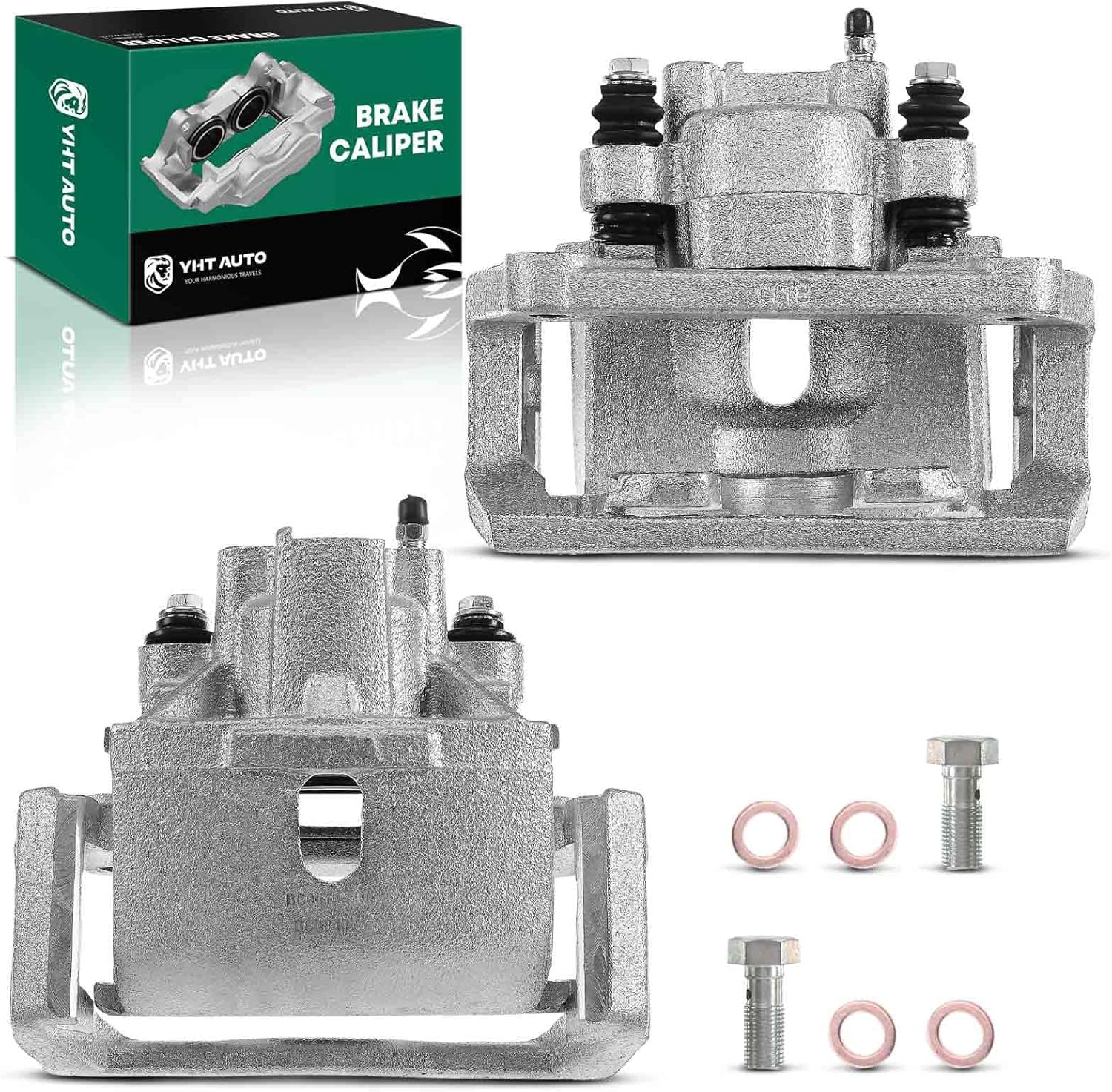 Set of 2 Rear Brake Caliper Assembly Replacement for Dodge Durango Ram 1500 Chrysler Aspen