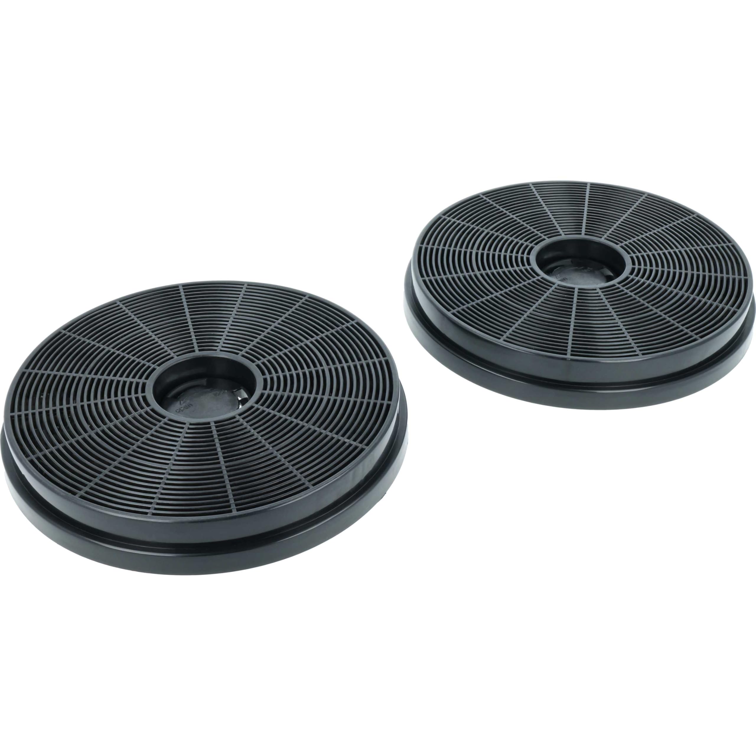 vhbw 4x filtro de carbón activado reemplaza Klarstein 10033740 para campanas cocina - 17,5 cm