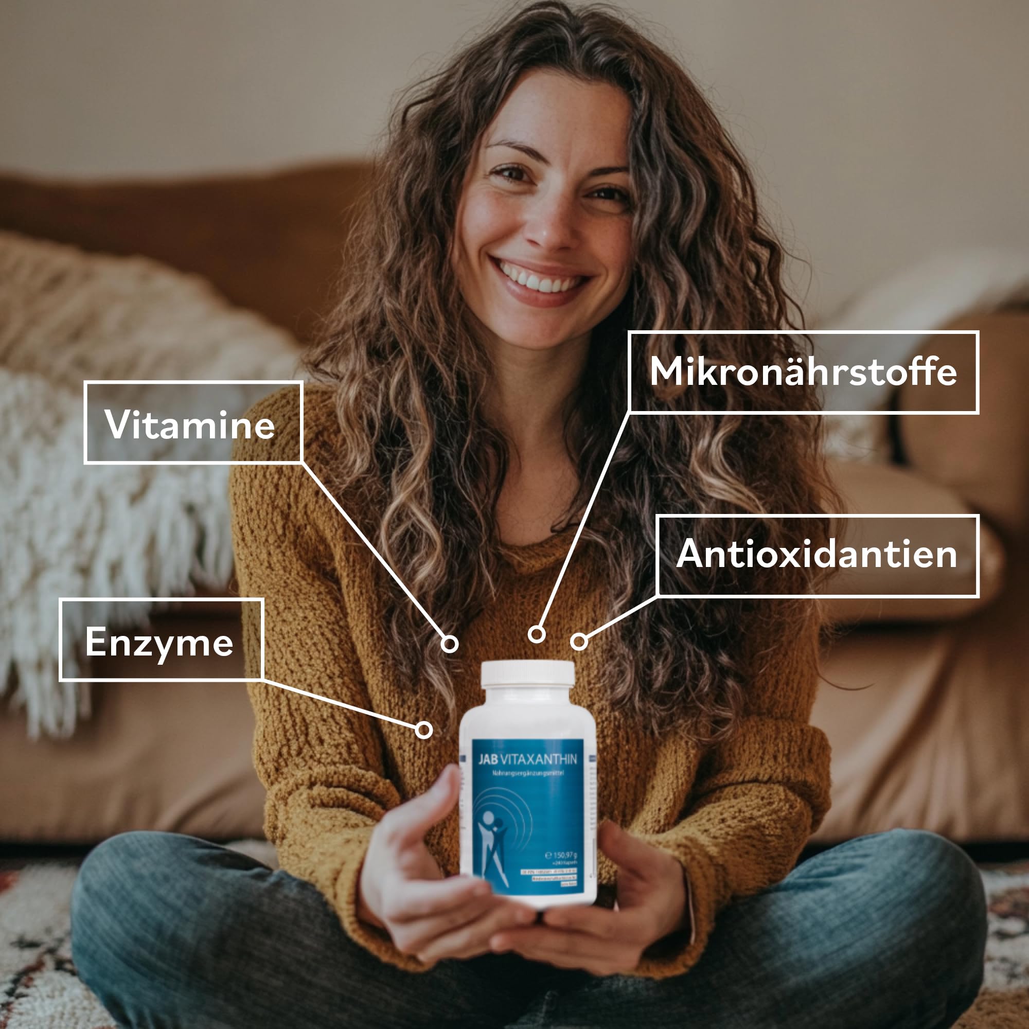 JAB Vitaxanthin - Mikronährstoff-Komplex - 240 vegetarische Kapseln