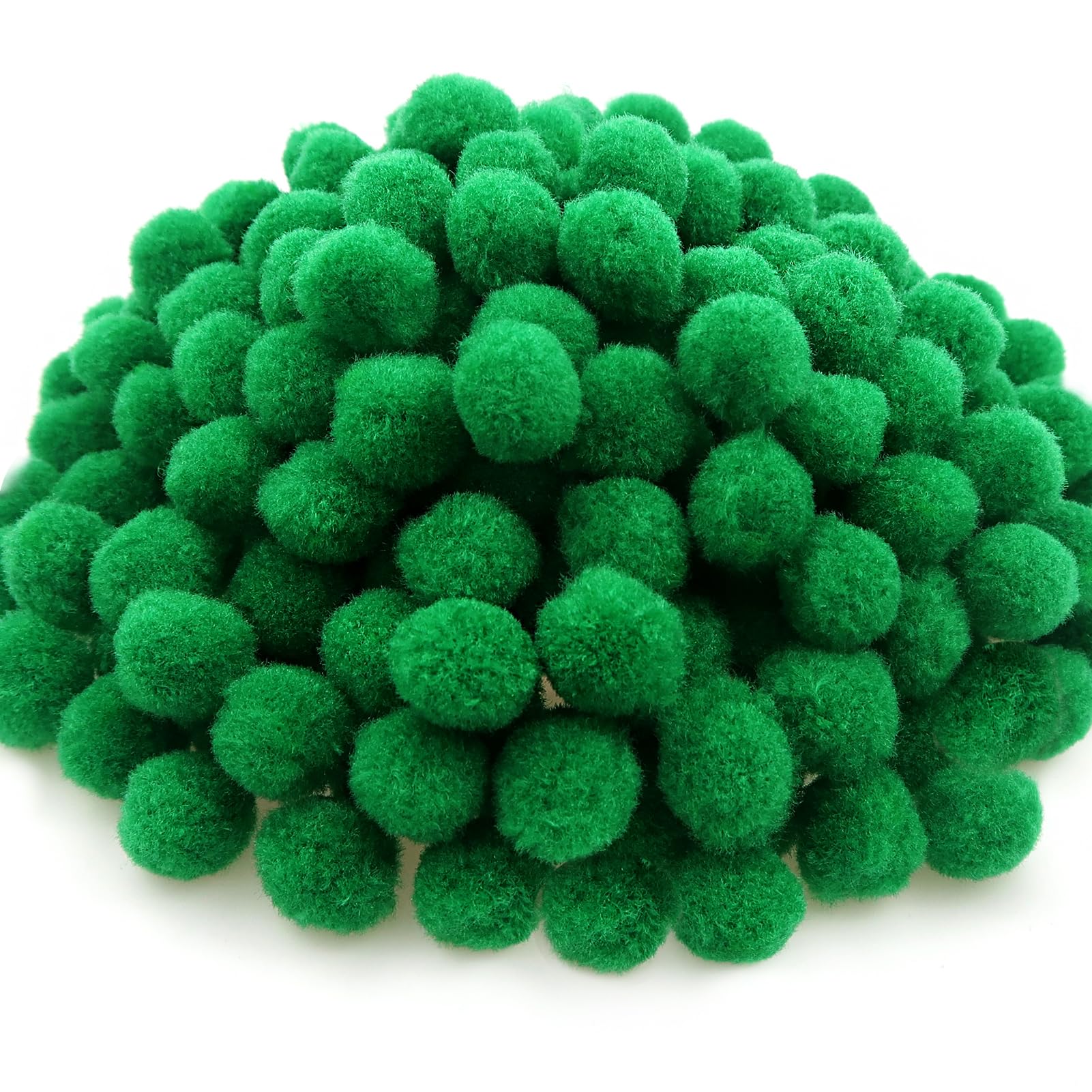 TOAOB 570pcs Craft Pompoms Loisirs Creatifs Vert 10mm Gros Pompons