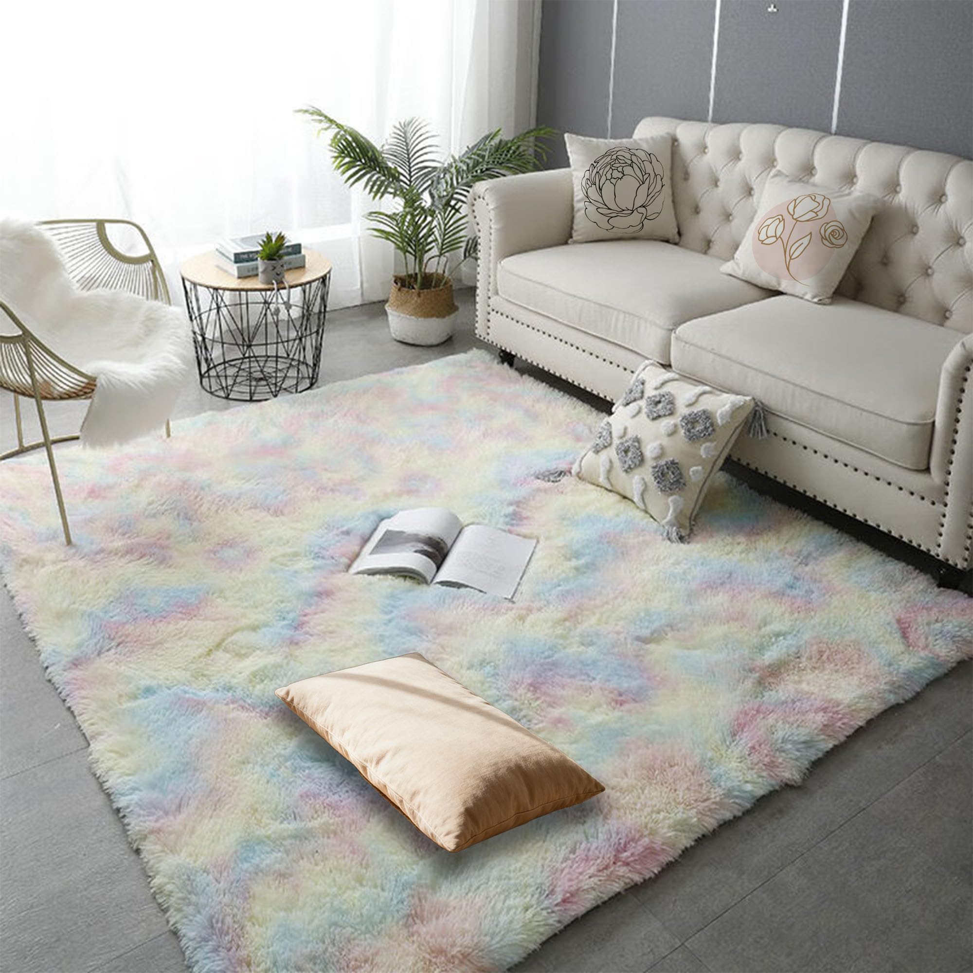 Tapis chambre moderne lavable : fini la poussière et les taches