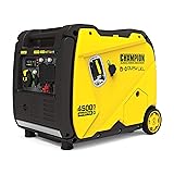 Champion Power Equipment 4500-Watt Electric Start Dual Fuel RV Ready Portable Inverter Generator with Quiet Technology