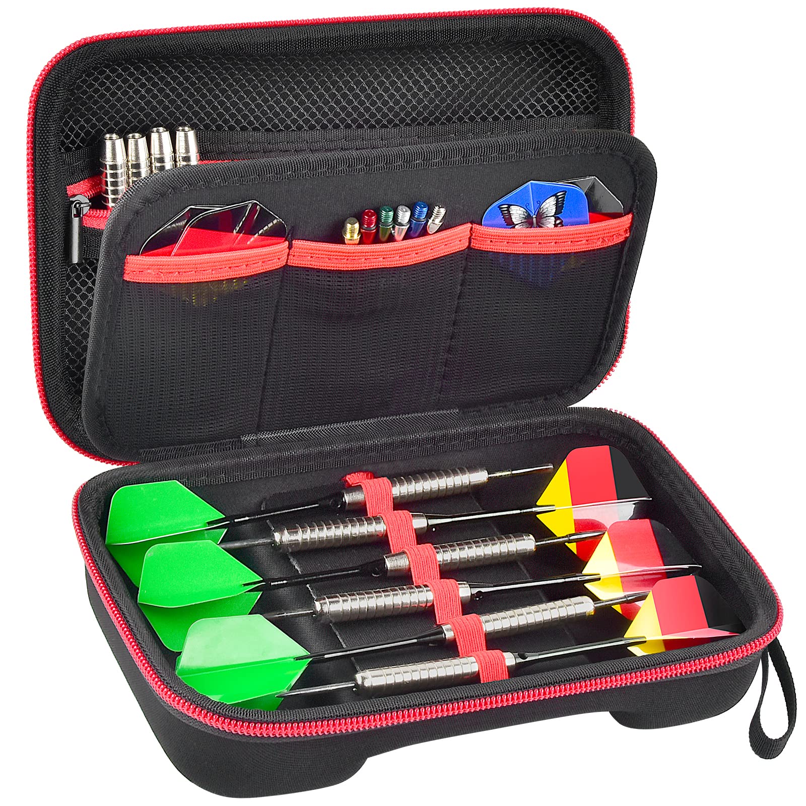 Buy ANKHOH Dart Case Holder for 6 Steel Tip and Soft Tip Darts, Darts Carrying Storage Box