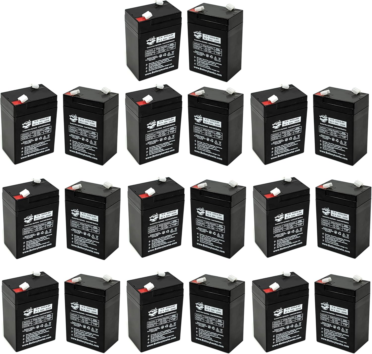 (20 Pack) PS-640F PS-640 SLA-4-6 TP6-4.5 SLA 6V4.5AH 6V 4.5AH WP4.5-6 SW645 SB604B Battery UB645