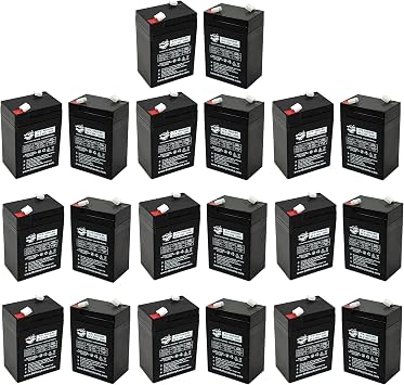 20 Pack PS-640F PS-640 SLA-4-6 TP6-4.5 SLA 6V4.5AH 6V 4.5AH WP4.5-6 SW645 SB604B Battery UB645