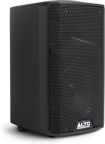 ALTO TX408 350W 8" Altavoz PA alimentado con Bluetooth, mezclador de 2 canales, nivel de línea para DJs y músicos móviles, para lugares pequeños,