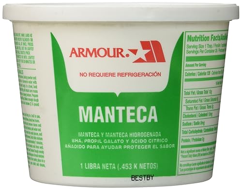 ARMOUR LARD STAR TUBS 16 onzas paquete de 2