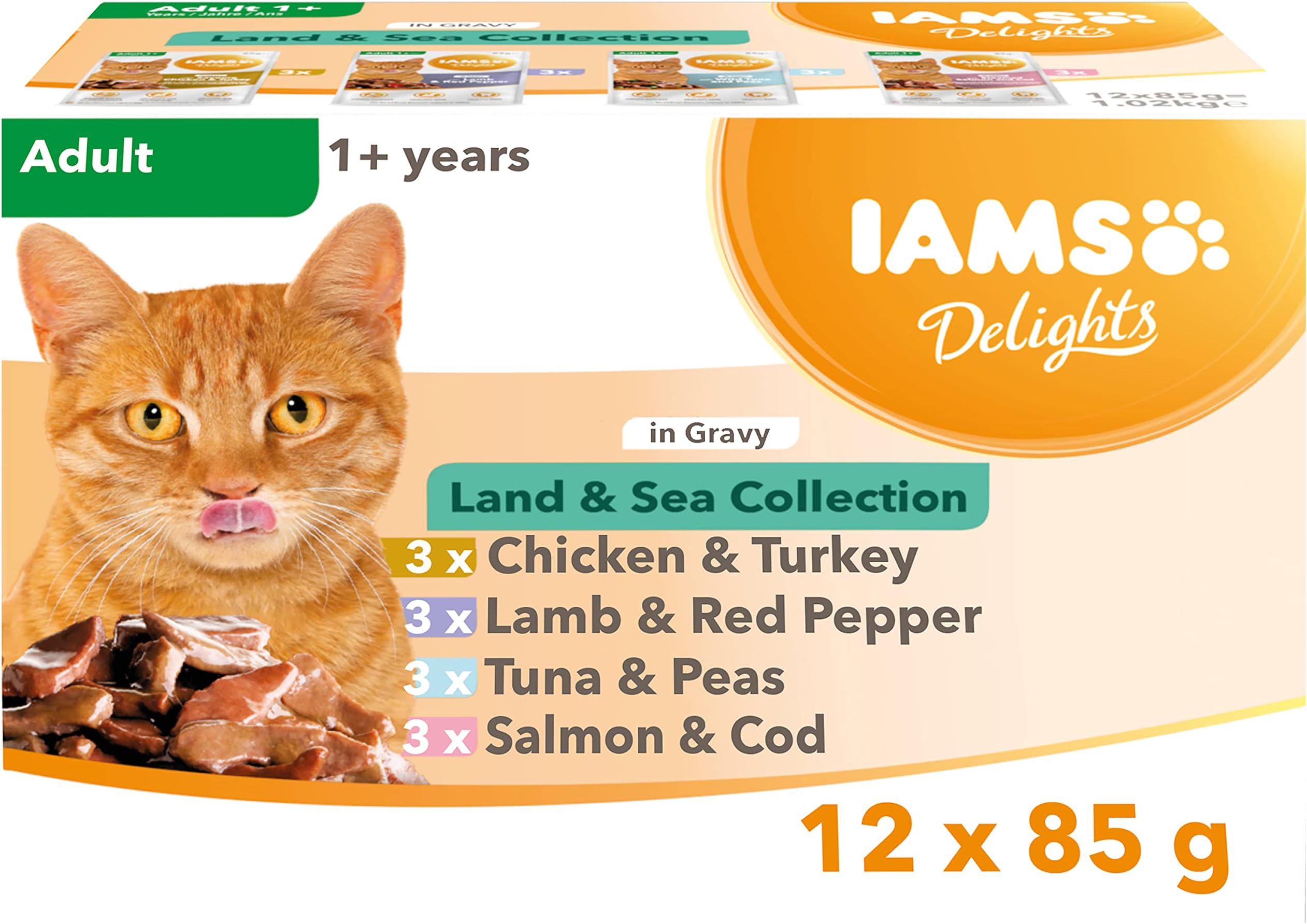 Hill's Science Plan Cat Feline Pouches Wet Food Adult Optimal Care Poultry Selection (12