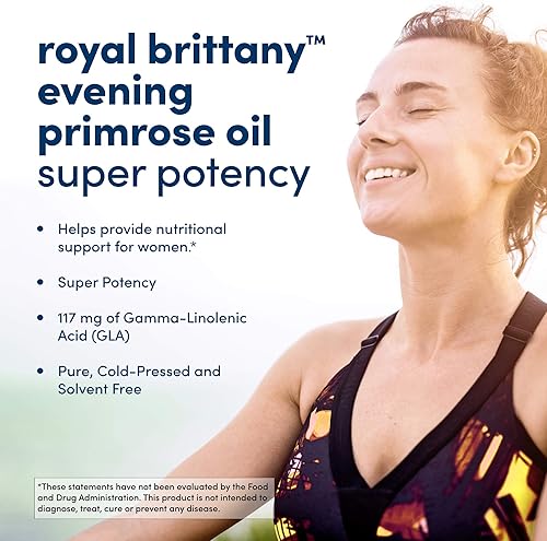 Miniatura 3 de American Health Suplementos dietéticos de fibra, aceite de onagra Royal Brittany, paquete de 2, 60 unidades