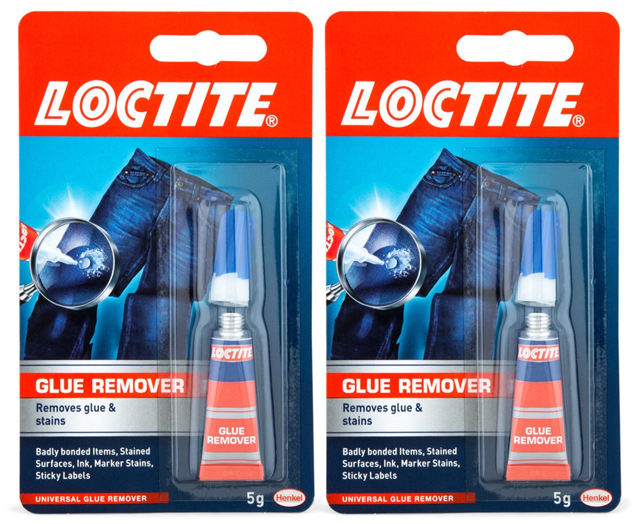 2 x Loctite Glue Remover 5g Home