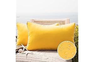 Phantoscope Waterproof Lumbar Outdoor Pillow Covers