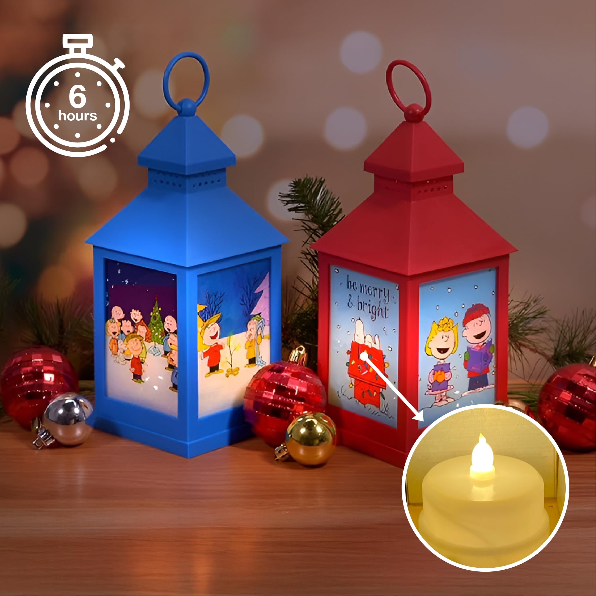 PEANUTS☆クリスマスライト Amazon.com: Mark Feldstein, Peanuts Christmas Holiday Flamless LED