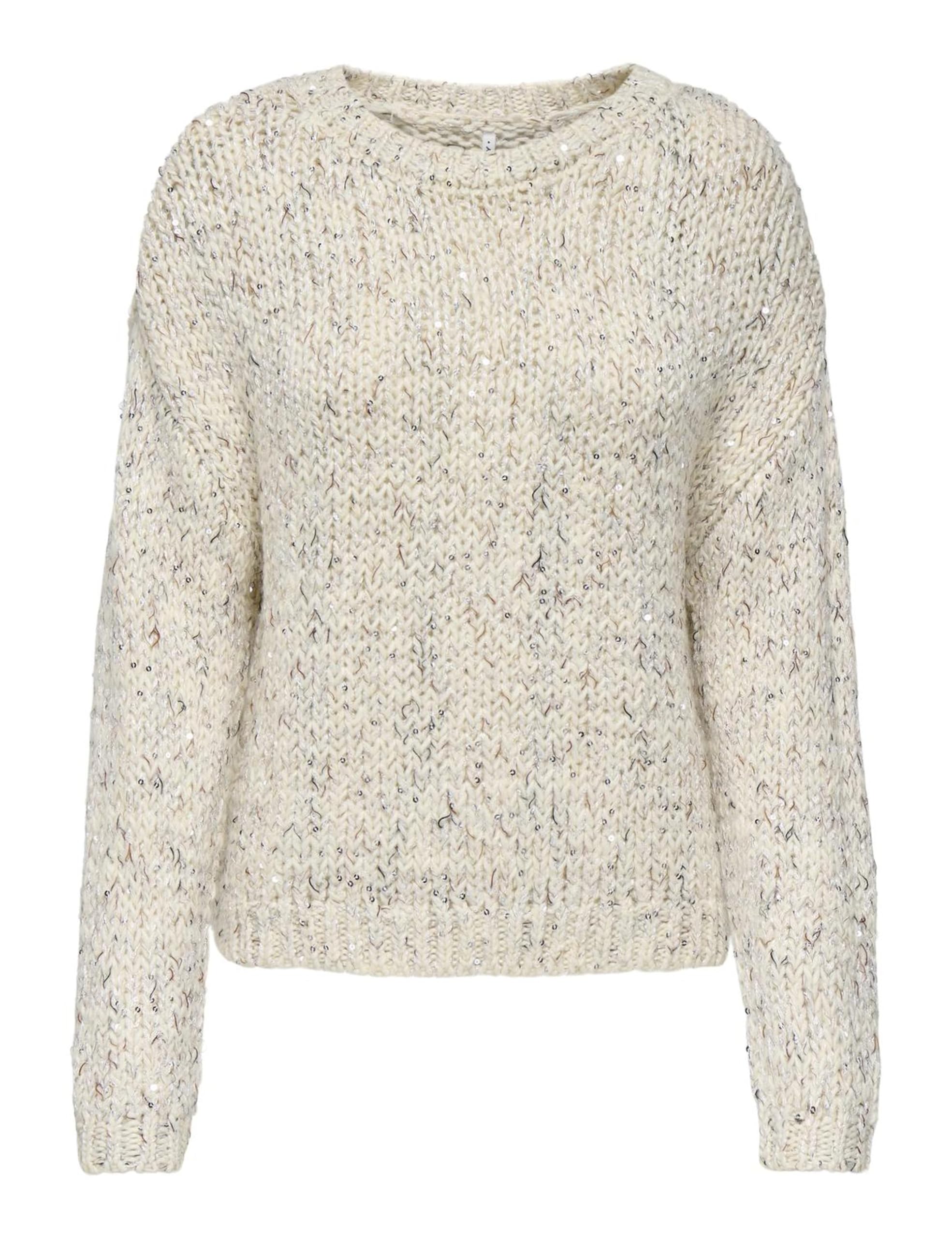 ONLY Damen Onlwinter Ls Sequins O-Neck KNT