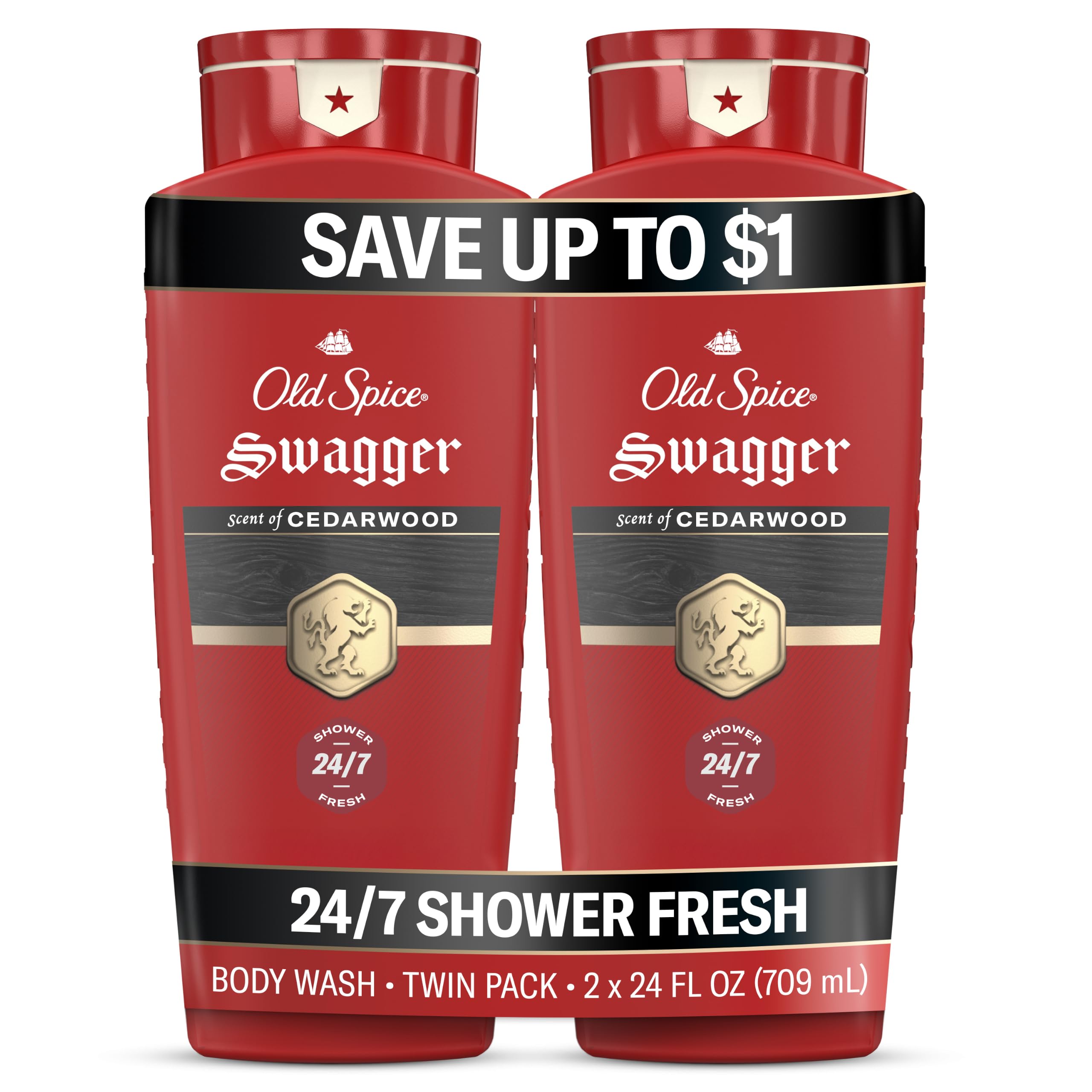 Old Spice Body Wash - 2 Pack, Swagger Scent -26 Old Spice Body Wash - 2 Pack, Swagger Scent -26