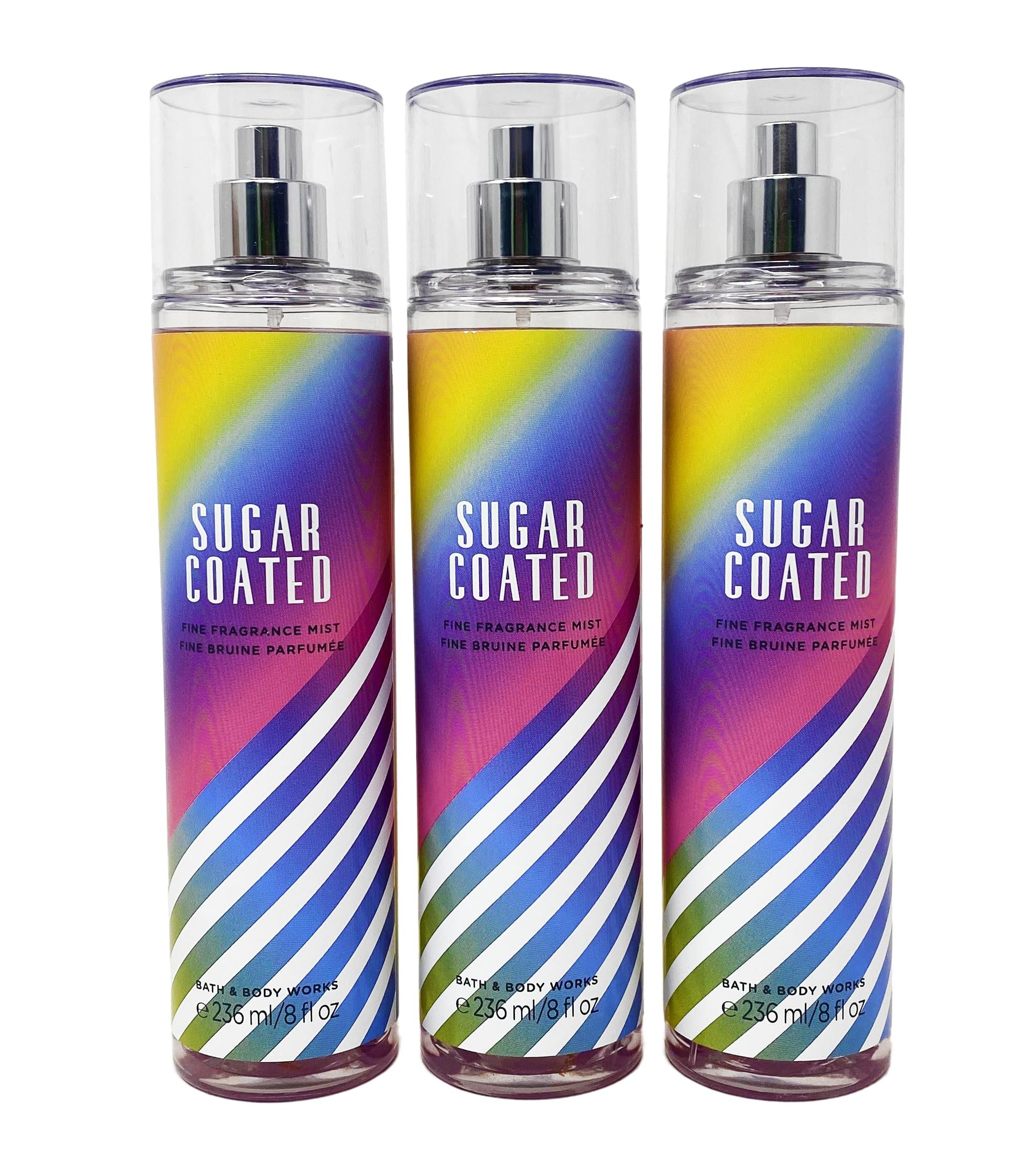 Bath & Body Works Sugar Coated - 3 Pack Of Fine Fragrance Mist.