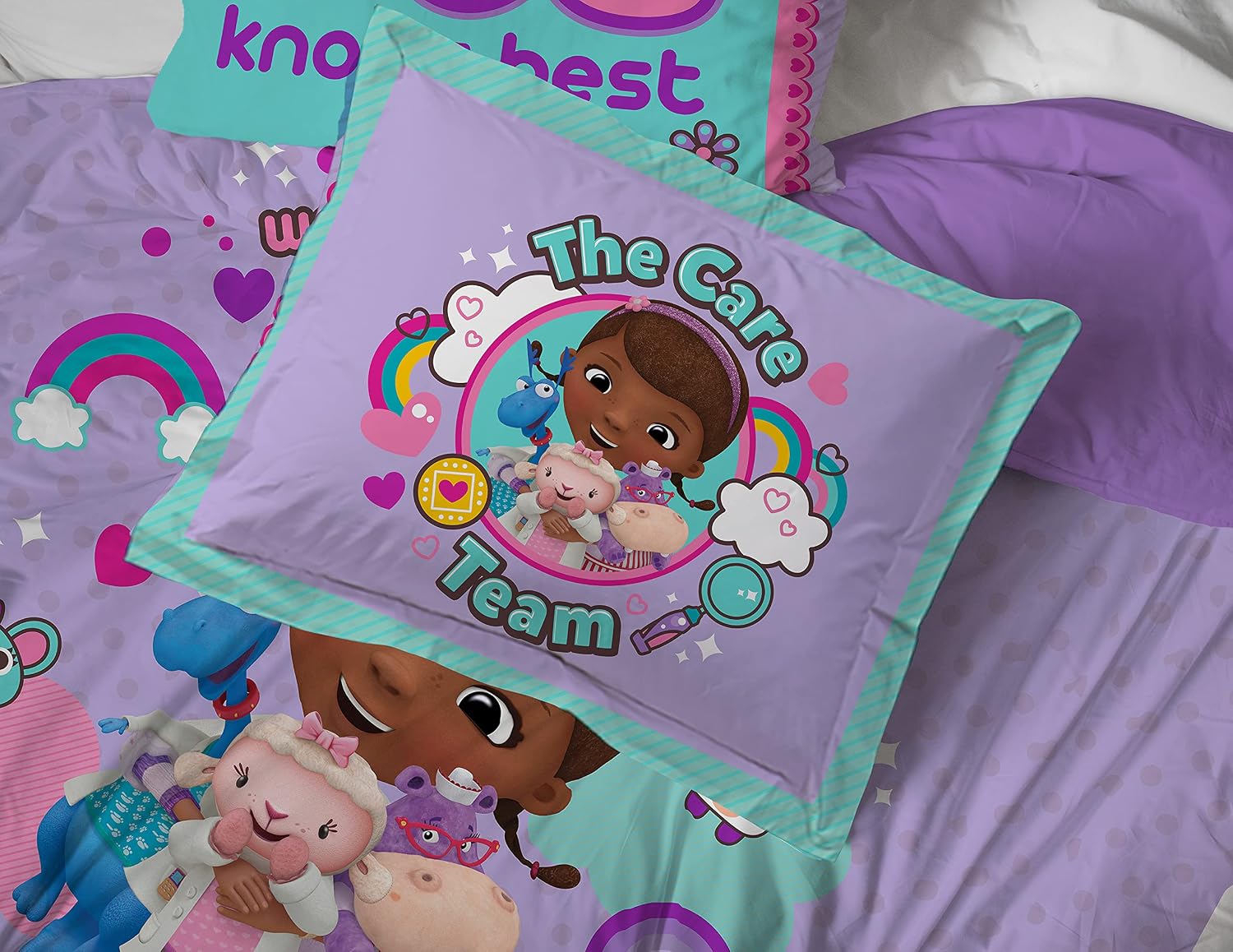 Frее Shірріng оƒƒеr Jay Franco Disney Junior Doc McStuffins Hospital 5 Piece Twin Bed Set - Includes Reversible Comforter & Sheet Set - Super Soft Fade Resistant Microfiber (Official Disney Junior Product) Chеареѕt 🛒 Jay Franco Disney Junior Doc McStuffins Hospital 5 Piece Twin Bed Set - Includes Reversible Comforter & Sheet Set - Super Soft Fade Resistant Microfiber (Official Disney Junior Product)