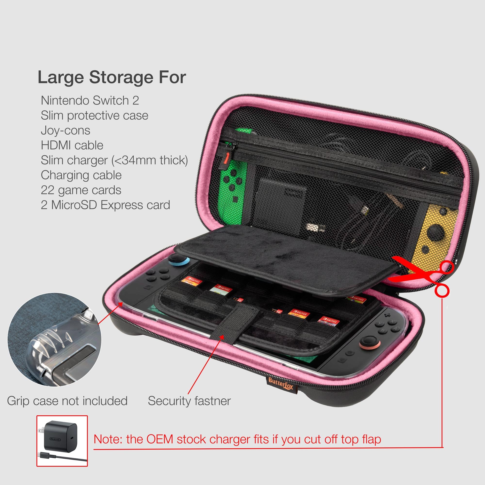 Amazon.com: ButterFox Switch 2 Carrying Case for Nintendo Switch 2