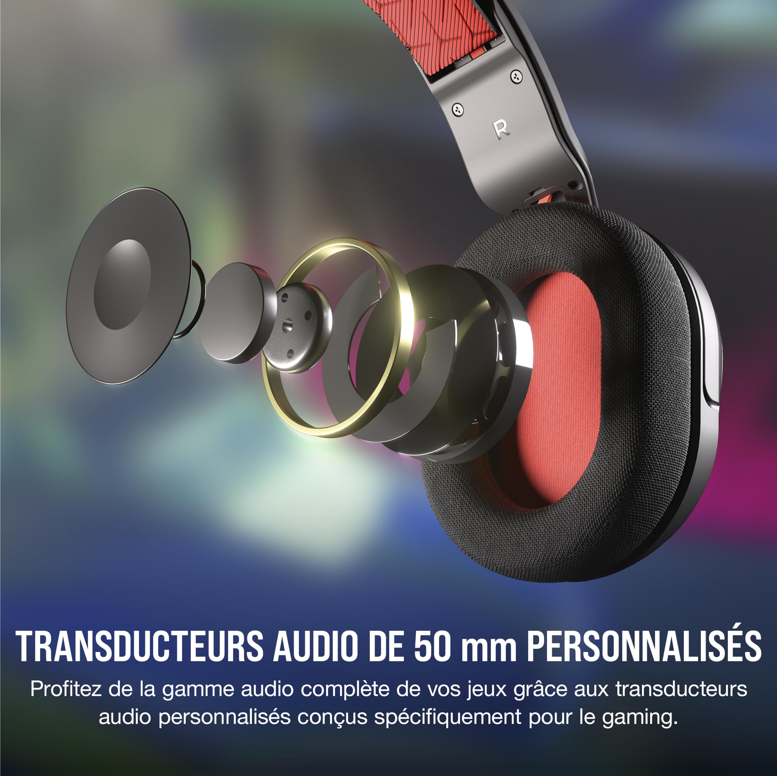 Corsair HS35 v2 Cuffie Gaming Multipiattaforma con Microfono Omnidirezionale Flessibile, Cavo 3,5 mm per PC, PS5, Xbox, Carbonio