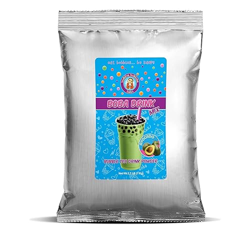 AVOCADO Bubble Boba Tea Mix Powder Buddha Bubbles Boba 1 kilo (2.2 libras) (35.27oz)