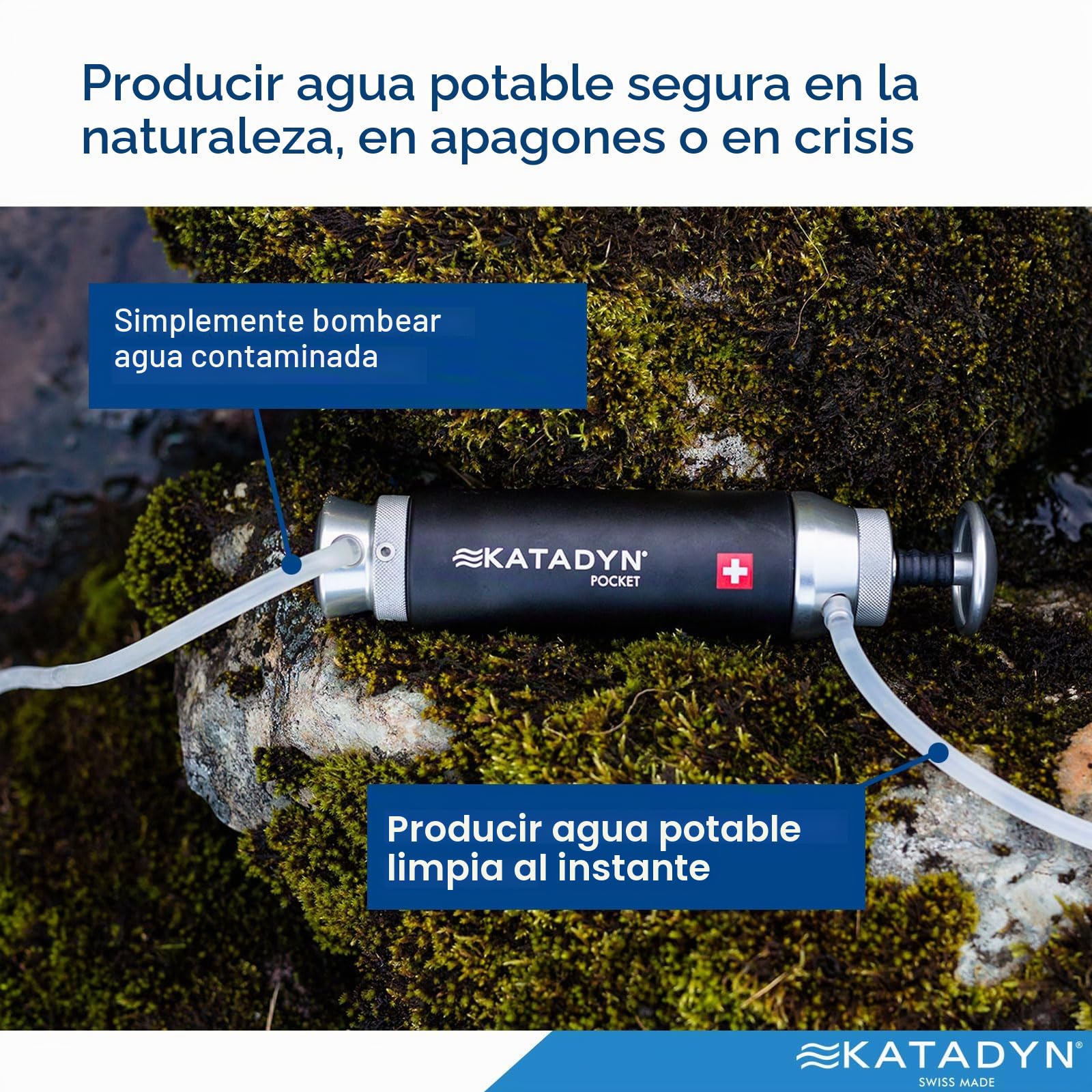 Katadyn Pocket Tactical Series - Filtro de agua