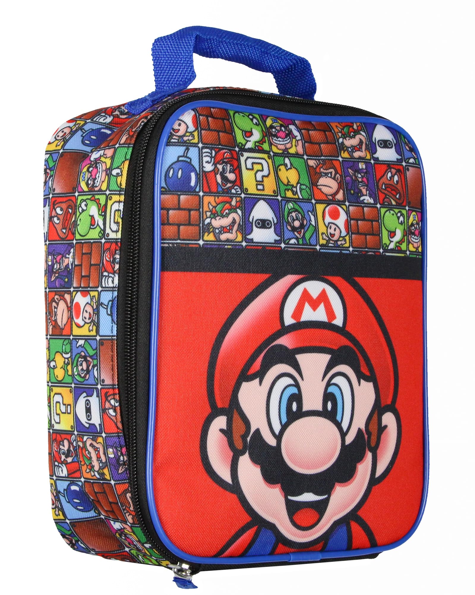 Super Mario Bros Sac à déjeuner isotherme Motif personnages de jeux vidéo