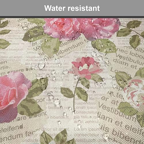 Vista 368 de Lunarable Orient - Juego de 6 cojines de asiento para silla, diseño de estrellas marroquíes, espirales y curvas abstractas, ilustración oriental