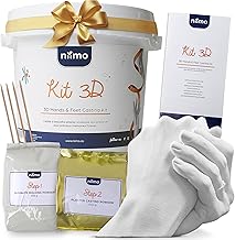 Niimo® Couple Hand Casting Kit - Gift Idea for Women, Gift Idea for Men, Couple Gift, Personalized Wedding Gift, Mom Gift, Moulding and Footprint Kits, Couple Hand Mould, 3D Molding Kit