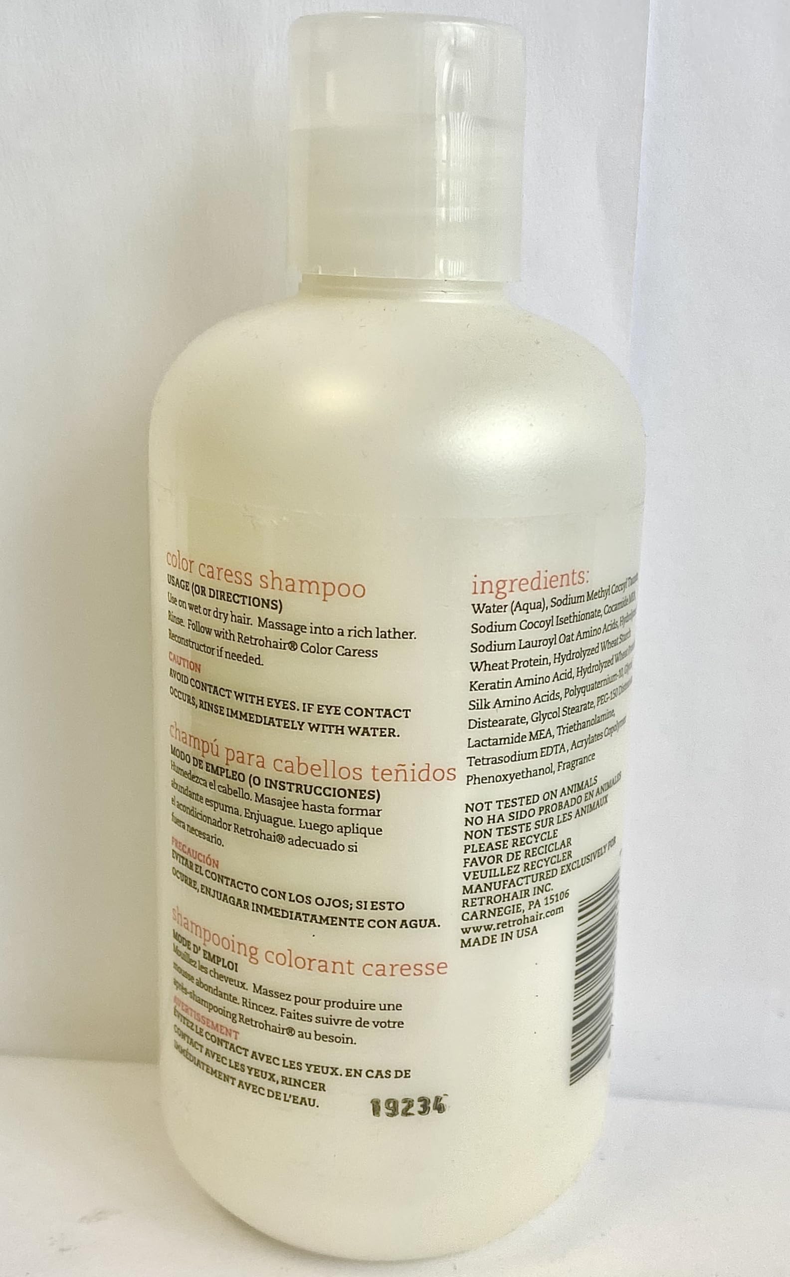 Amazon.com : Retro Hair Color Caress Shampoo, 8.5 Fluid Ounce