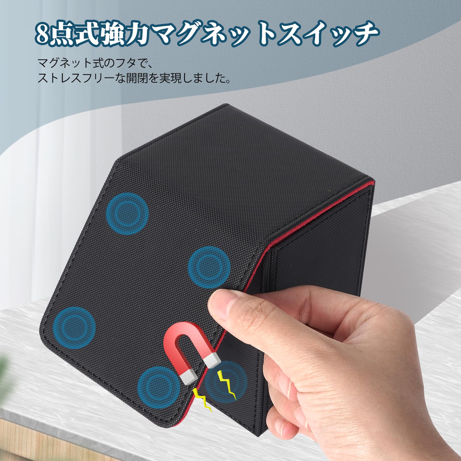 TAKOIKE ポケカ ローダー UVカット マグネットホルダー 保護 収納 : TAKOIKE マグネットローダー 用 ケース*1個 +マグネット