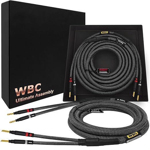 Aazon.co: WORLDS BEST CABLES 8 Foot Ultiate - 9 AWG - Ultra-Pure OFC