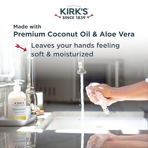 Miniatura 6 de Kirk's Jabón Líquido de Manos Limpiador de Olores Neutralizante de Castilla  Jabón de Manos Hidratante y Humectante para la Cocina  Aroma a Limón y