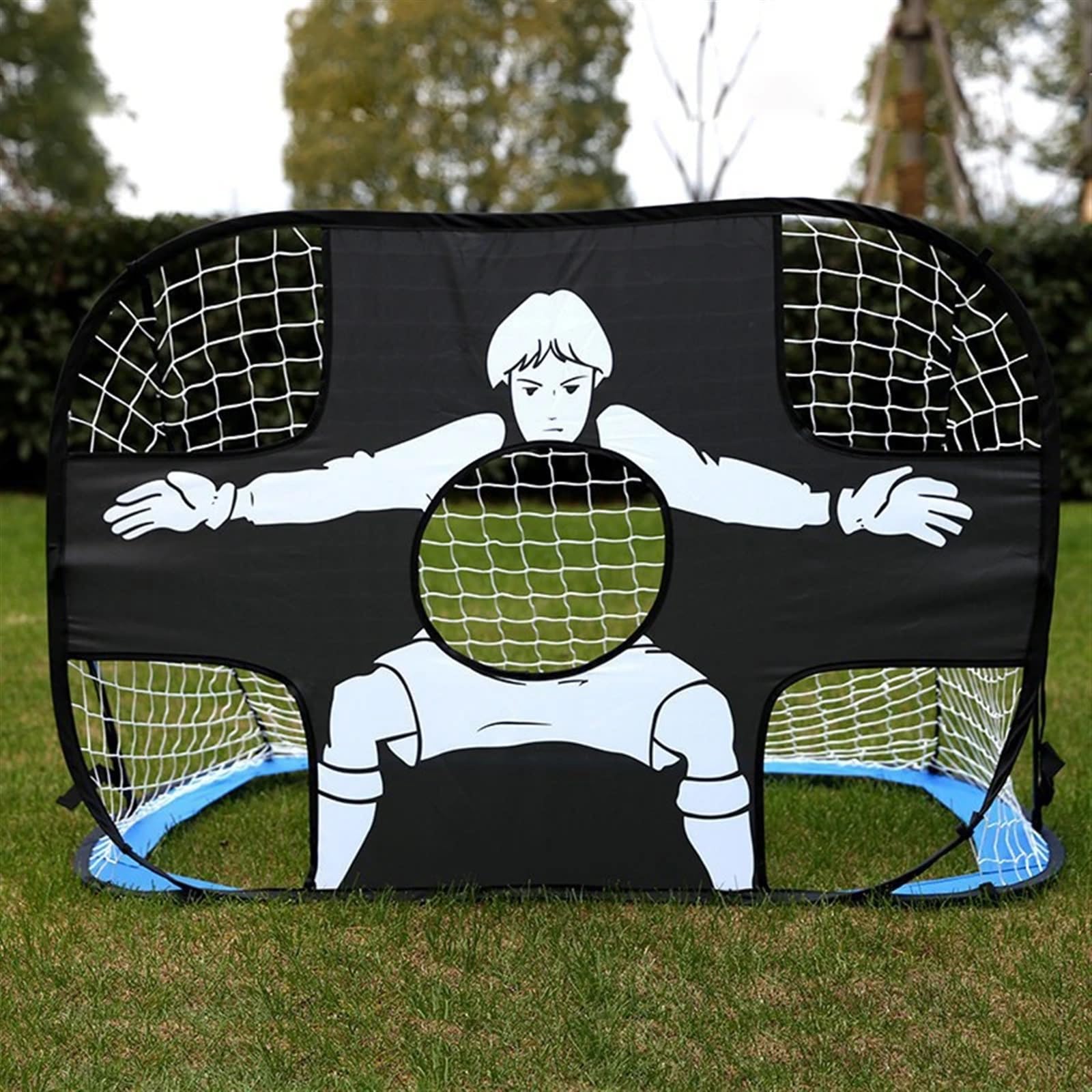 Porta da calcio pieghevole 2 in 1 portatile pieghevole for bambini porta da calcio rete tiro supporto for palline tennis portapalle multifunzionale for allenamento