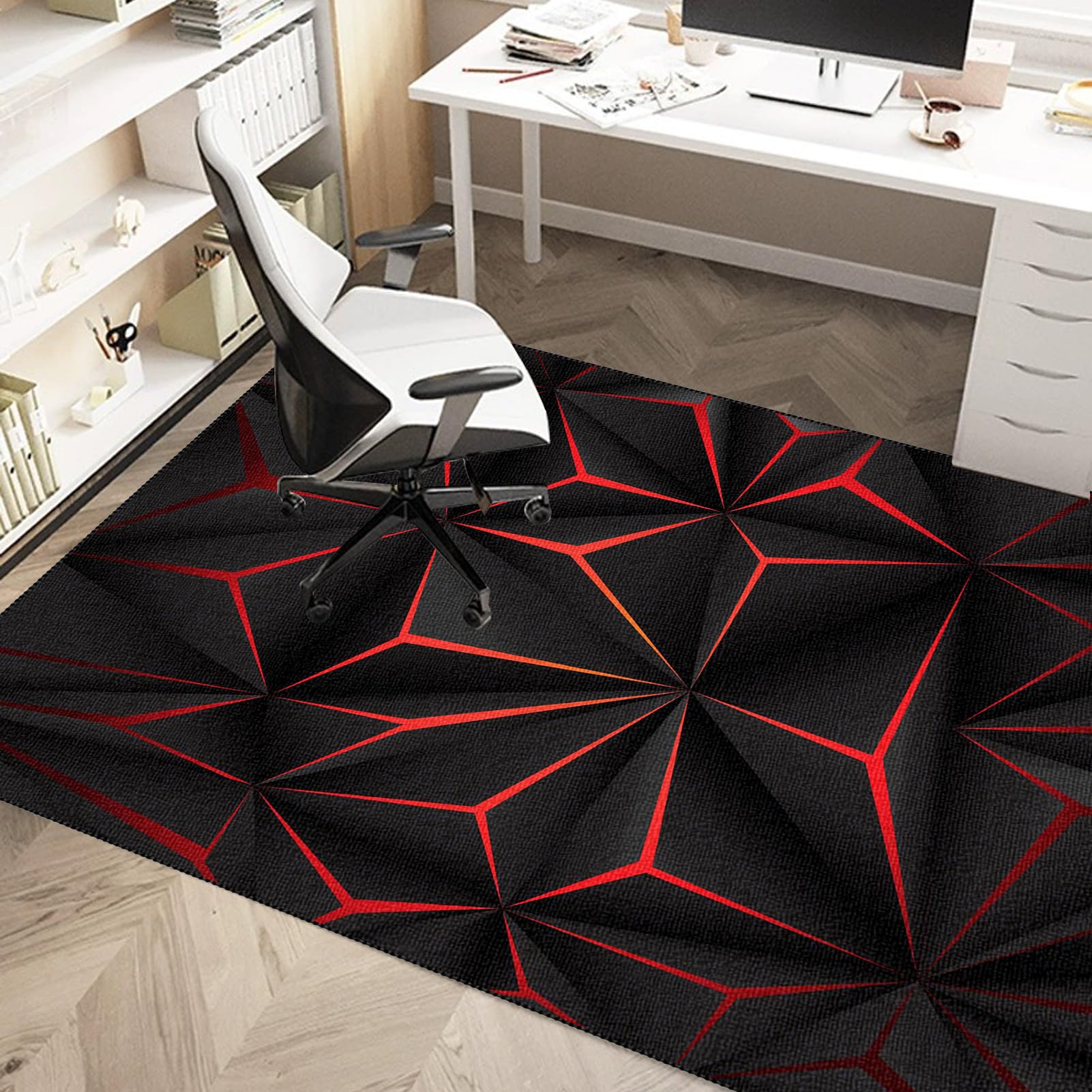 Protector Suelo Silla Ruedas Alfombra Silla Escritorio Antideslizante Alfombra Silla Gaming Alfombra Oficina para Silla con Ruedas Alfombra Protectora Suelo Silla Alfombra Gamer 100 x 140 cm