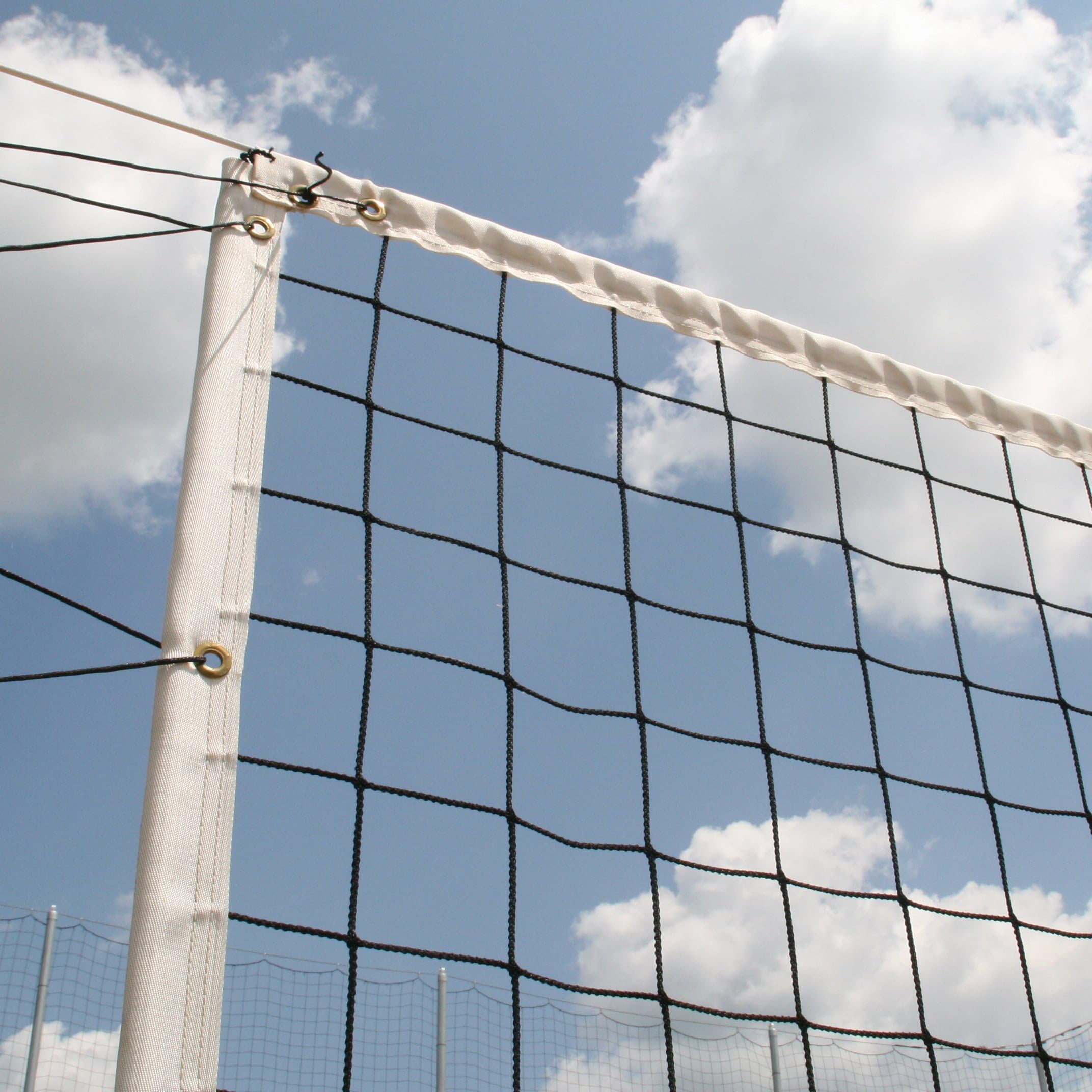 Generic Douglas Power VolleyBall Net (36” x 32') with Cable Top and Rope Bottom, Black Netting