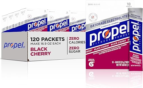 Miniatura 22 de Propel Immune Support - Sobres de polvo de mezcla de bebida agua con electrolitos mejorada, frambuesa-naranja, 100% del valor diario de vitamina C