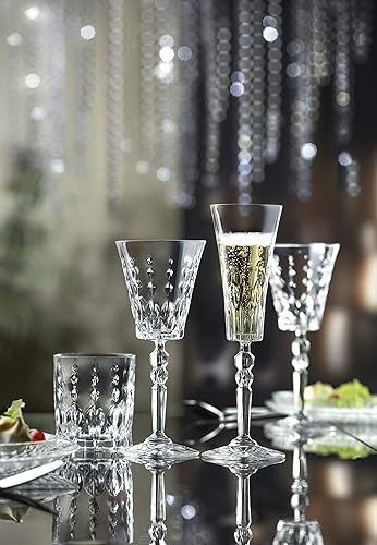 Miniatura 3 de Vaso de cristal doble antiguo  Juego de 6 vasos  Diseñado DOF cristal  Para whisky  Bourbon  Agua  Bebidas  Vasos para beber  11.5 oz  Fabricado en