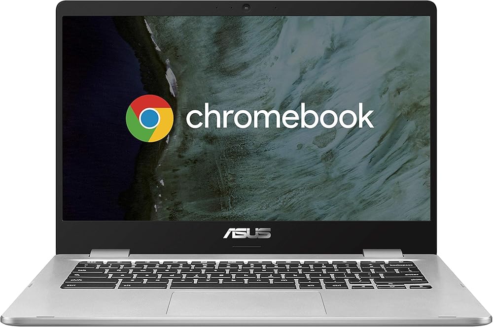 Asus chromebook notebook in alluminio con monitor 14