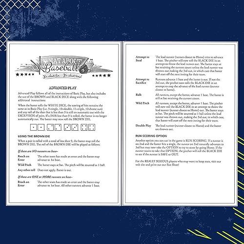 Miniatura 8 de Juego realista de tablero "What About Baseball" que te da la sensación de béisbol real, adecuado para niños a partir de 8 años, de Grandma Smiley's