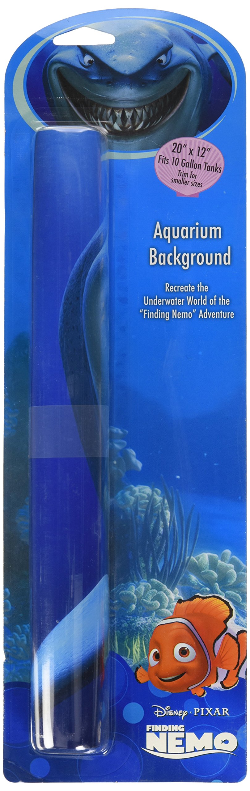 Penn Plax Bruce Aquarium Background, 10-Gallon