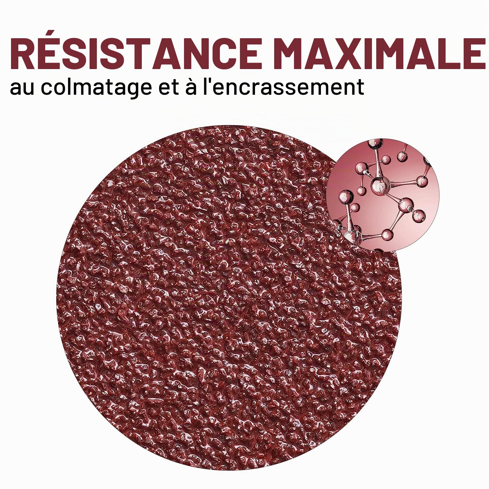 100Pièces Papier Abrasif 50mm 400 600 800 1000 1200 1500 2000 3000 5000 7000 Grain, Avec 1 Pièce kit de Tampon de Roue Adaptateur de Tampon de Polissage