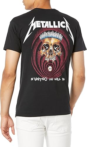 Miniatura 2 de Metallica - Camiseta de paja corta para hombre, color carbón