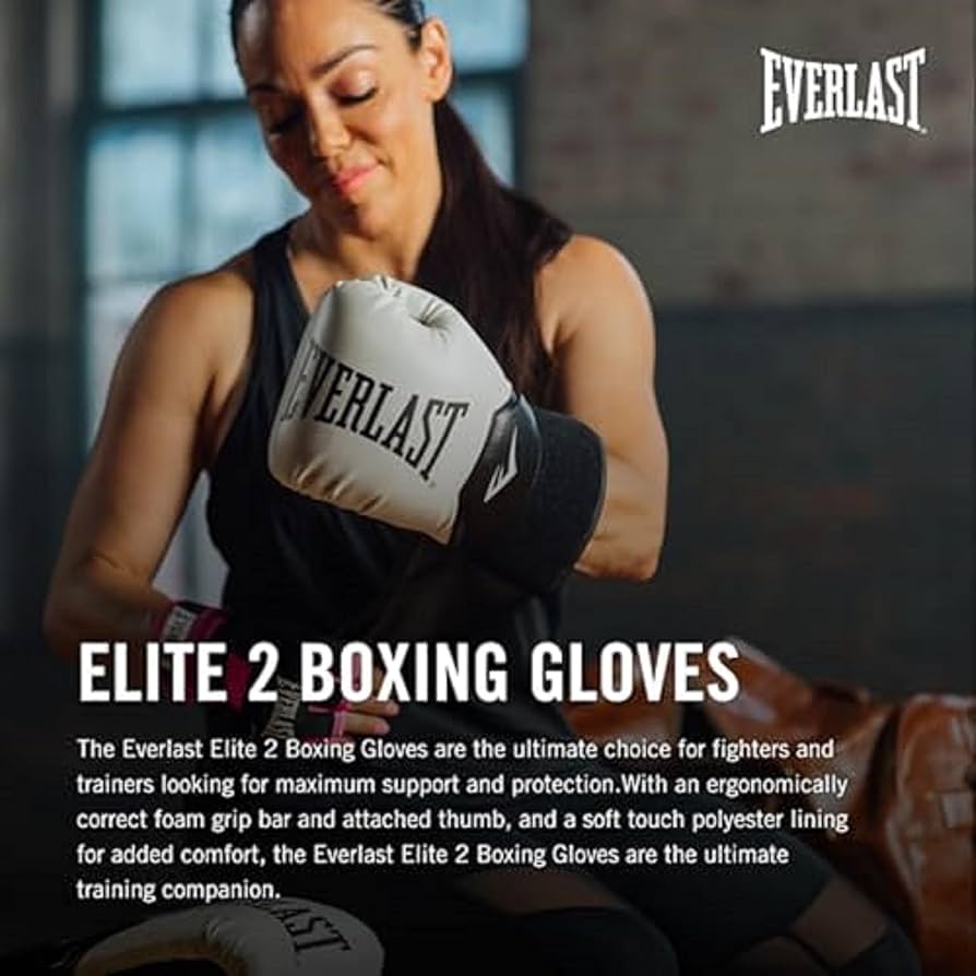 ボクシング Everlast Elite Training Gloves 12oz Everlast Elite 2 Boxing Gloves (Black/Gold, 12oz) | Amazon