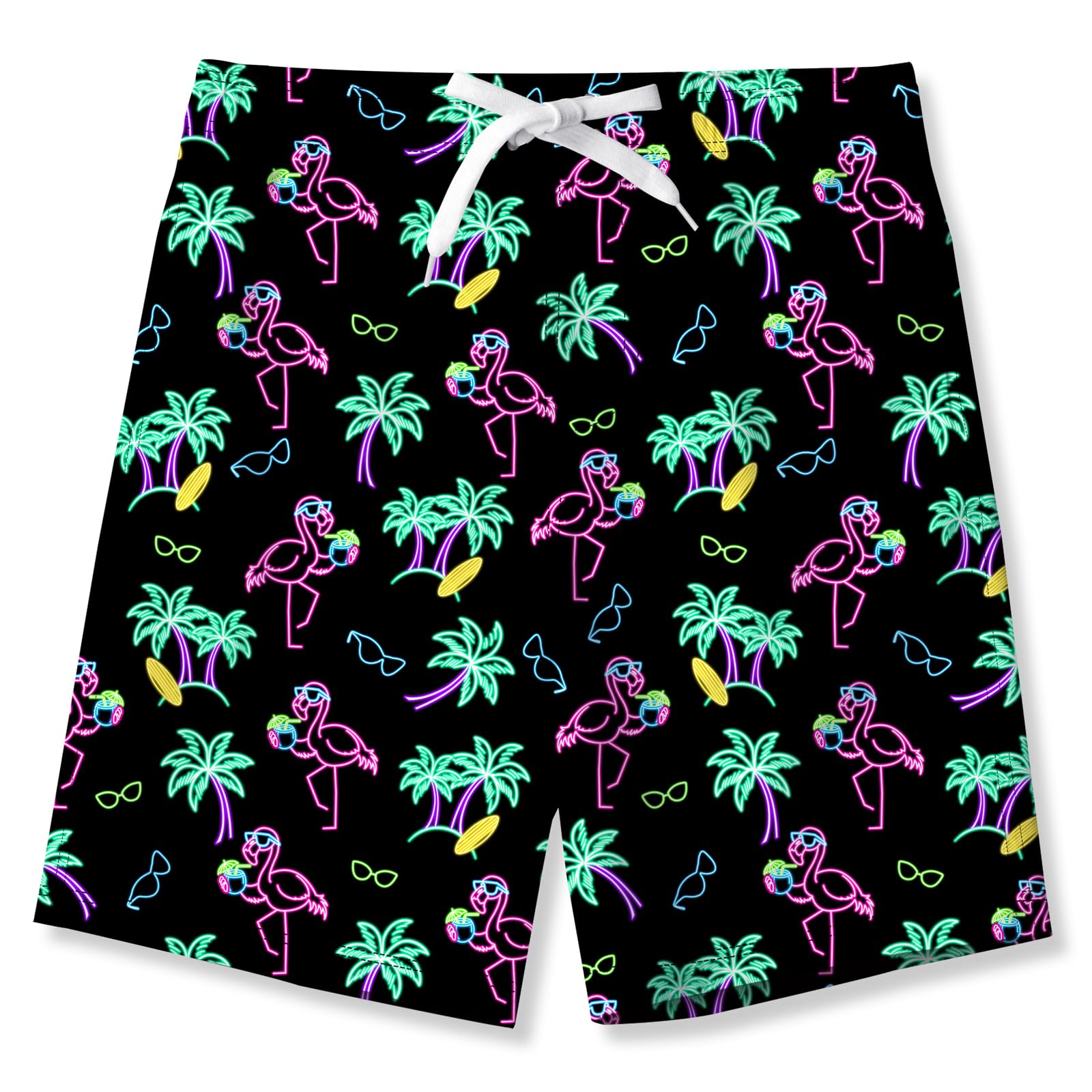 BFUSTYLE Kids Boys Swim Trunks Mesh Lining Water Resistant Beach Shorts 5-14 Years