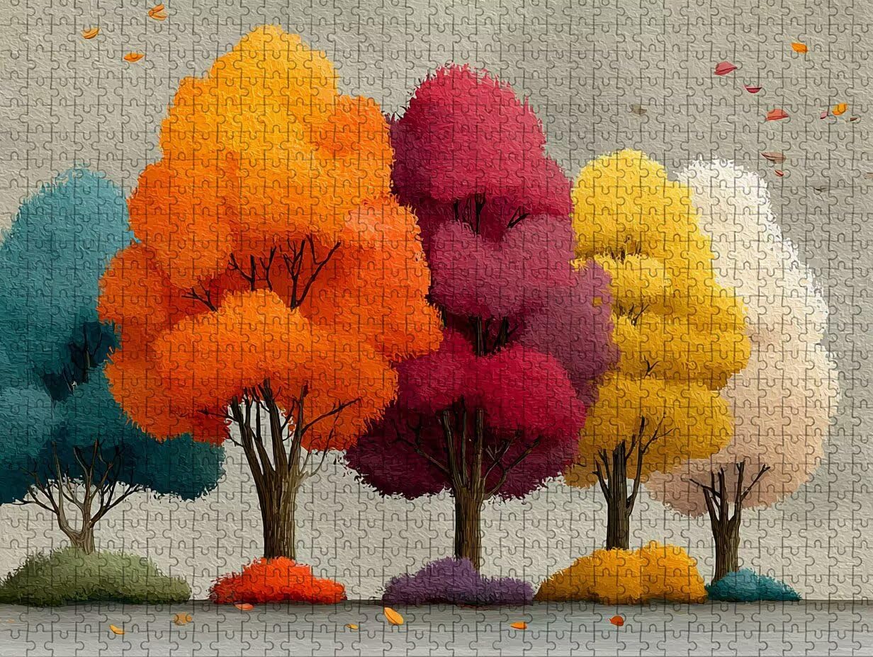 Albero Puzzle 3000 Pezzi Adulti, Puzzle Legno con Scatola 122x81cm, DIY Giochi Divertenti per Familiar, Idea Regalo Uomo e Donna, Squisita confezione Regalo, Estate Decorazioni Casa, (Pianta) 5-2778