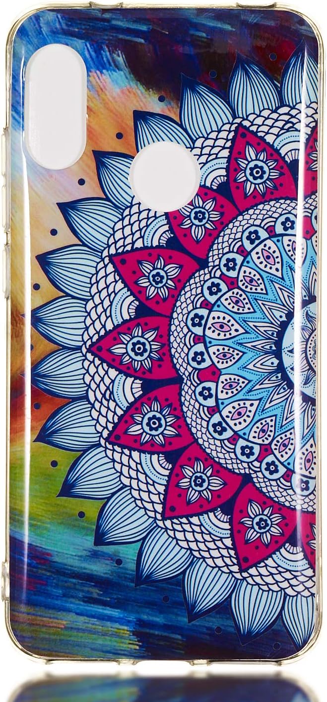 Xiaomi Mi A2 Lite Case, Luminous Noctilucent Glow in The Dark Case Matching Design Protective Phone Back Cover TPU Shell Case for Xiaomi Mi A2 Lite (Sunflowers)