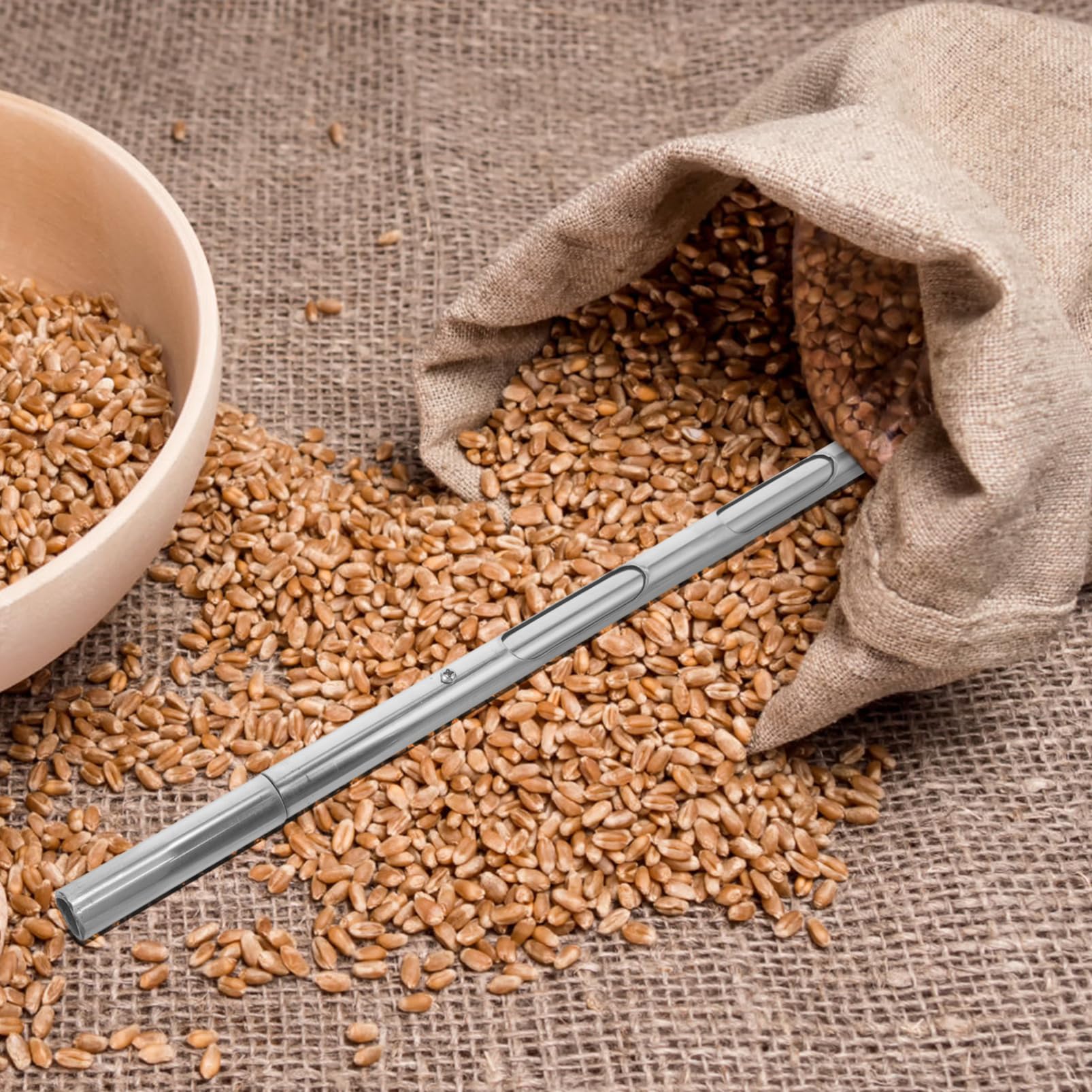 POPETPOP Muestra De Fertilizante Herramienta De Muestreo De Granos Sonda De Muestra De Suelo Herramienta De Muestreo Para Granja Sonda De Suelo Alimentos Trigo Arroz Partículas De Sorgo