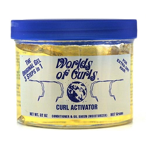 Worlds Of Curls Activador de gel - Extra Dry 32 oz.
